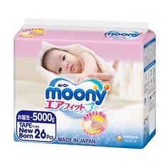 Подгузники Moony (0-5 кг) шт.