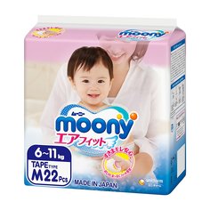 Подгузники Moony (6-11 кг) шт.