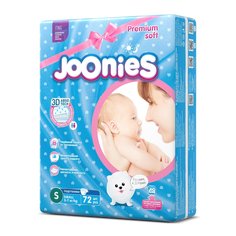 Подгузники Joonies Premium Soft Mega (3-7 кг) шт.