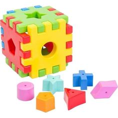 Сортер Жирафики Кубики, 11 см