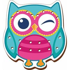 Шнуровка Woodland Сова, 14 х 14 см