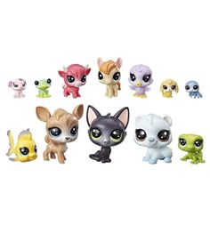 Игровой набор Littlest Pet Shop 12 Счастливых петов Донат