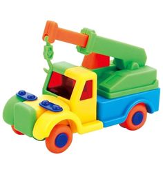 Конструктор-пазл 1Toy Подъемный кран (34 дет.)