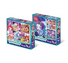 Набор пазлов Enchantimals 4в1 9-16-25-36 элементов Уютный дом