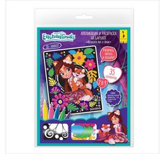 Аппликация Enchantimals и раскраска на бархате Фелисити Лис и Флик