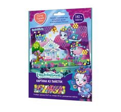 Аппликация из пайеток Enchantimals Пэттер Павлина и Флэп. в пак