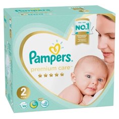 Pampers подгузники Premium Care 2 (4-8 кг) 102 шт.