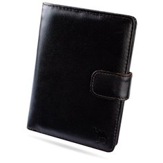 Портмоне Dimanche Sahara 763, натуральная кожа черный