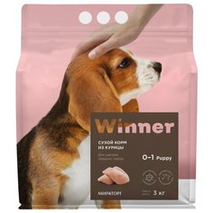 Сухой корм для щенков Winner 3 кг (для средних пород)