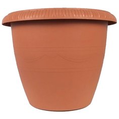 Горшок ТЕК.А.ТЕК Le Jardin 105-4K терракотовый