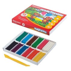 Пластилин BRAUBERG 12 цветов 240г (103256)