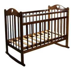 Кроватка everflo Pali (ES-001) (качалка), на полозьях chocolate