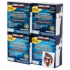 Kirkland Лосьон от выпадения волос Minoxidil 5% с пипеткой, 60 мл, 24 шт.