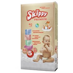 Skippy подгузники Premium 5 (12-25 кг) 64 шт.