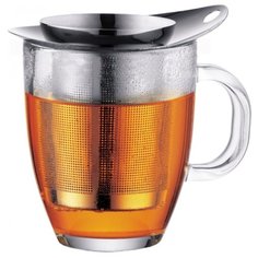 Bodum Кружка YO-YO 0.35 л с сито-фильтром хром