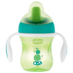 Поильник Chicco Training Cup, 200 мл зеленый
