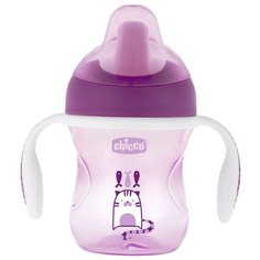 Поильник Chicco Training Cup, 200 мл фиолетовый