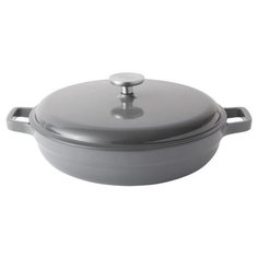 Сотейник BergHOFF Gem 2307354 28 см, с крышкой, серый