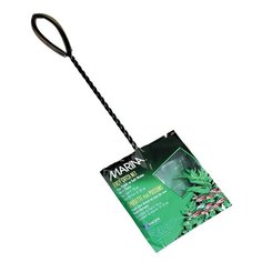 Сачок для аквариума Hagen Marina, 10x25 см черный