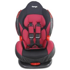 Автокресло группа 1/2 (9-25 кг) Kenga BS02 SA Isofix, черный/красный