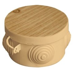 Распределительная коробка TDM ЕLECTRIC SQ1401-0701 наружный монтаж 65x65 мм сосна