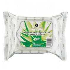 Skinlite очищающие салфетки для снятия макияжа Алоэ, 30 шт.