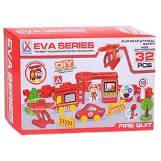 Мягкий конструктор Shantou Gepai Tong le Xing Eva Series H3201 Пожарная часть