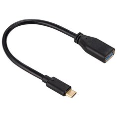 Переходник HAMA USB - USB Type-C (00135712) черный