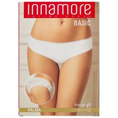 Innamore Трусы Бразильяна средней посадки Palma, размер 2, bianco