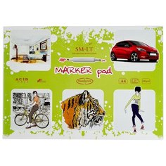 Альбом для маркеров Smiltainis Marker pad 29.7 х 21 см (A4), 100 г/м², 25 л.