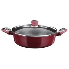 Сотейник Satoshi Kitchenware Ла Мери 846-488 28 см, с крышкой, красный/черный
