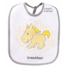Canpol Babies Набор нагрудников Cotton terry bibs 3 pcs, 3 шт., расцветка: желтый