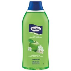 Milmil Шампунь для жирных волос Green Apple 750 мл