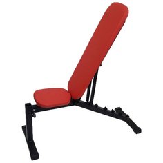 Скамья SportLim Nova 100514 черный/красный