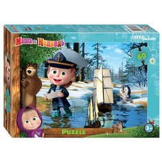 Пазл Step puzzle Анимаккорд Маша и Медведь (81177), 60 дет.