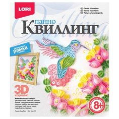 LORI Набор для квиллинга Коллибри Квл-017 розовый/желтый/голубой