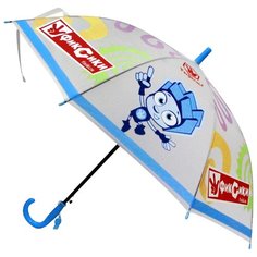 Зонт Играем вместе прозрачный/голубой