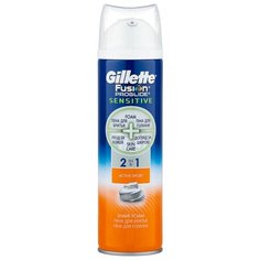 Пена для бритья Fusion ProGlide Sensitive Active Sport 2-в-1 Gillette, 250 мл