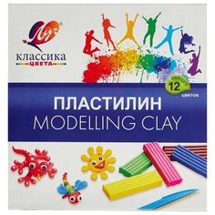 Пластилин Луч Классика 12 цветов (7C331-08)