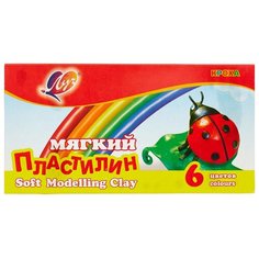 Пластилин Луч Кроха 6 цветов (12С863-08)