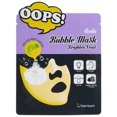 Berrisom маска-пилинг для лица Soda Bubble Mask Brighten Fruit 18 мл