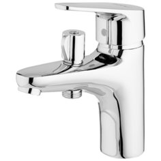 Смеситель для ванны с душем BOOU B8282-1V однорычажный встраиваемый лейка в комплекте хром