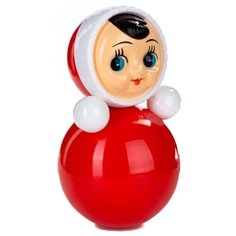 Неваляшка Котовские неваляшки Девочка (6С-002) 21.8 см красный/белый