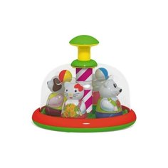 Юла-карусель Stellar Аттракцион, упаковка пакет (01398) зеленый/красный/желтый Стеллар