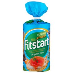 Хлебцы рисовые цельнозерновые Fitstart с пророщенными зернами Морская соль 90 г