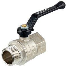 Кран шаровый Bugatti New Jersey 915 муфтовый (ВР/НР), латунь Ду 25 (1")