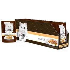 Корм для кошек Gourmet А-ля Карт а-ля Рататуй с индейкой 24шт. х 85 г (кусочки в соусе)