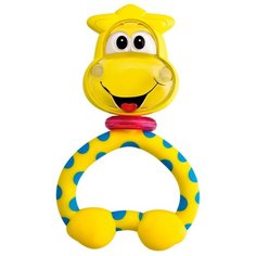 Прорезыватель-погремушка Chicco Baby Senses Line "Жираф" 61412 желтый