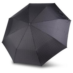 Зонт автомат Bugatti Gran Turismo GENTS PRINT BLACK GREY