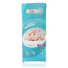 Одноразовые пеленки Babiko детские одноразовые, 90 х 60 см 5 шт.